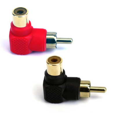 Kątowa redukcja RCA męski / żeński