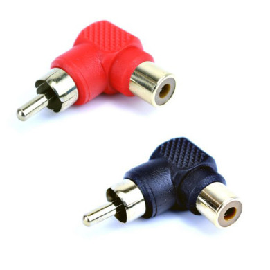 Kątowa redukcja RCA męski / żeński