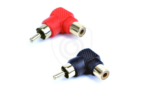 Kątowa redukcja RCA męski / żeński