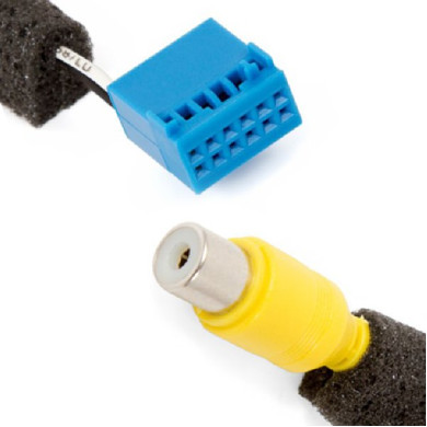 12-PIN adapter Škoda, VW, Seat do podłączenia kamery cofania z monitorem
