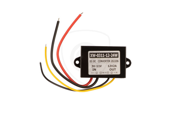 Przetwornica napięcia z 3–11V na 12V do kamer cofania