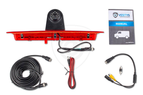 Kamera cofania Ford Transit w światle stopu