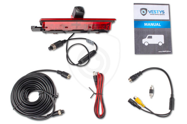 Kamera cofania VW Caddy w trzecim świetle stopu    