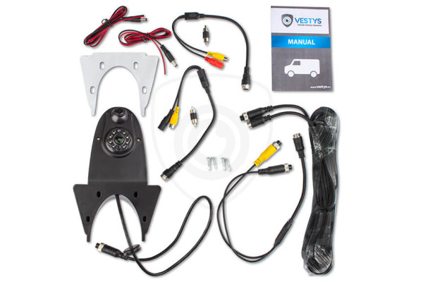 Uniwersalna kamera cofania do dostawczych, kamperów i minibusów