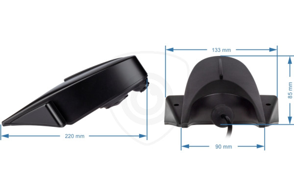 Uniwersalna kamera cofania do dostawczych, kamperów i minibusów