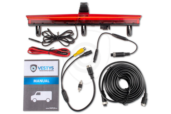 Kamera cofania VW T5 w trzecim świetle stop do tylnej klapy