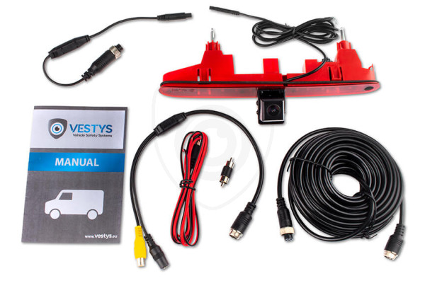 Kamera cofania do Toyoty Proace City w światle stopu