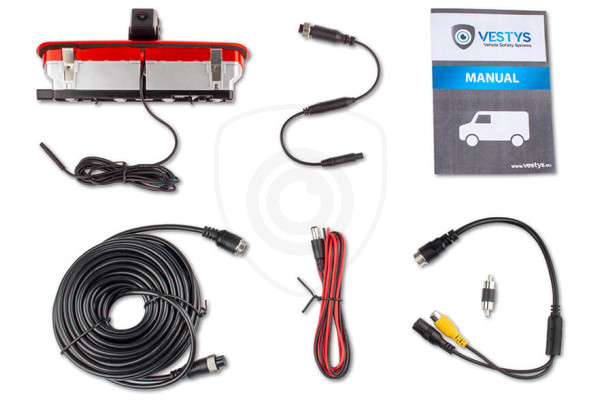 Kamera cofania do Fiata Doblò w trzecim świetle stopu