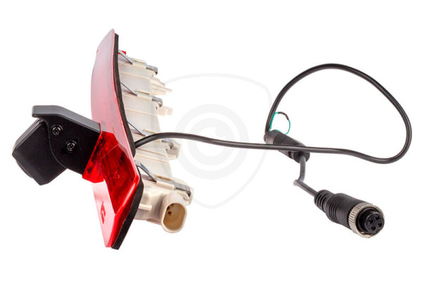 Kamera cofania do nowego Mercedesa Vito z uchylnymi drzwiami, zintegrowana ze światłem stopu