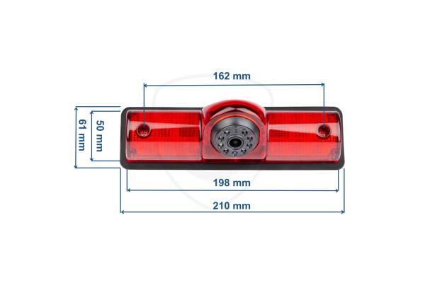 Uniwersalna kamera cofania w świetle stop do kamperów i dostawczych samochodów