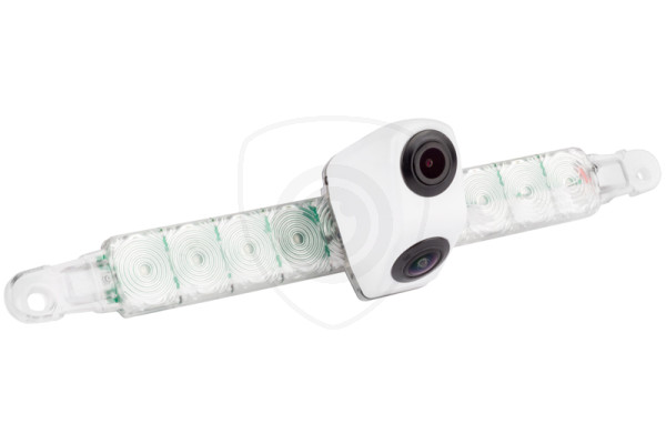 Uniwersalne światło stopu z podwójną kamerą cofania