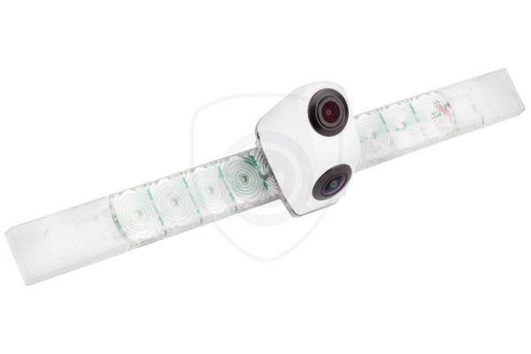 Uniwersalne światło stopu z podwójną kamerą cofania