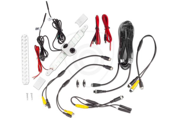 Uniwersalne światło stopu z podwójną kamerą cofania