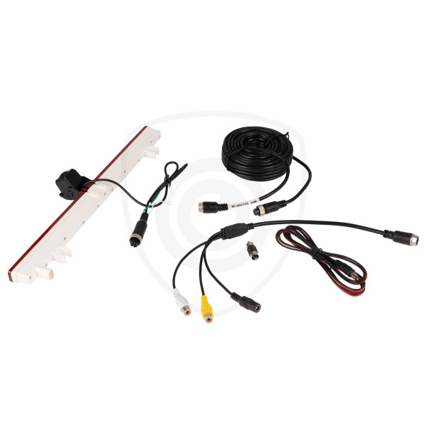 zawartość zestawu kamery cofania Iveco Daily od 2024 w świetle stopu