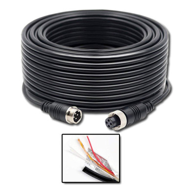 4-pinowy ekranowany kabel męski / żeński – różne długości