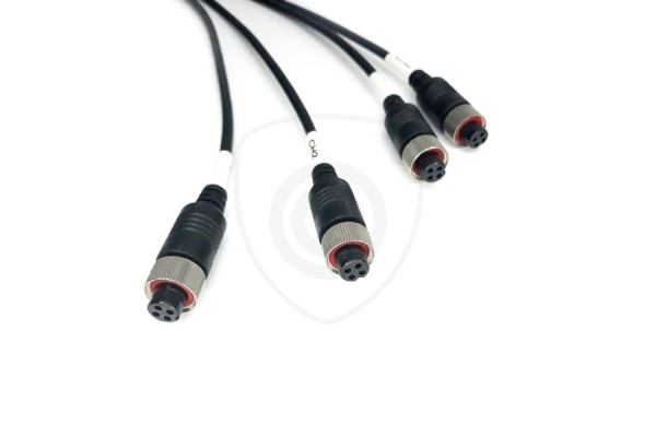 Elastyczny adapter 4-PIN do połączenia kamer z przyczepą lub naczepą