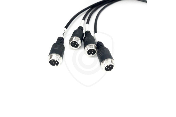 Elastyczny adapter 4-PIN do połączenia kamer z przyczepą lub naczepą