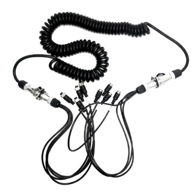 Elastyczny adapter 4-PIN do połączenia kamer z przyczepą lub naczepą męski / żeński