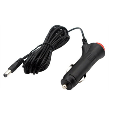 Kabel zasilający 3 m z wtykiem DC z gniazda zapalniczki samochodowej