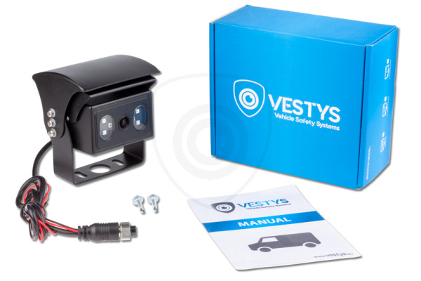 Szerokokątna kamera VESTYS W-HIDE z automatyczną osłoną