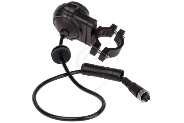 Kamera VESTYS ROUND do monitorowania martwego pola dla ciężarówek, tirów, traktorów, kombajnów – z uchwytem na okrągły drążek