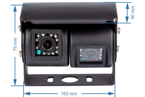 Kamera cofania VESTYS DUO z podwójną optyką