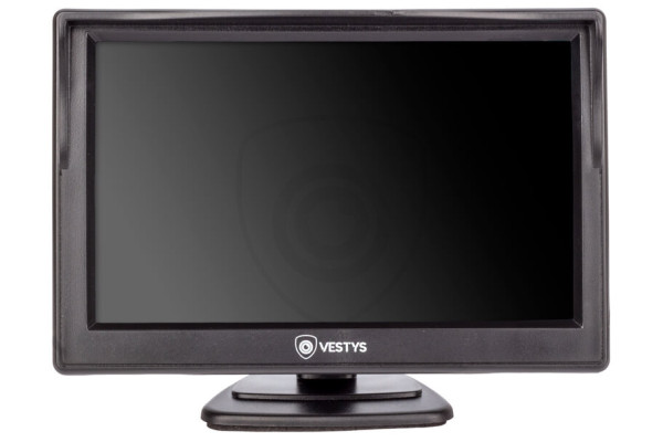 Stojakowy monitor 5″ do auta do podłączenia kamery cofania i odtwarzacza wideo