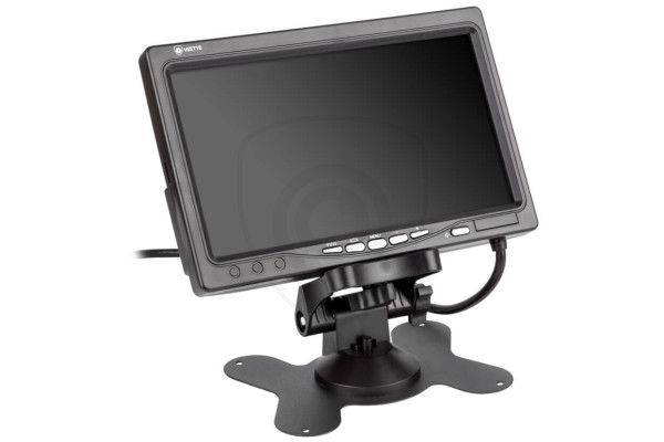 7″ stojakowy monitor do auta do podłączenia kamery cofania i odtwarzacza wideo