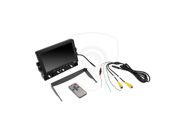 7″ stojakowy monitor do auta do podłączenia kamery cofania i odtwarzacza wideo AHD