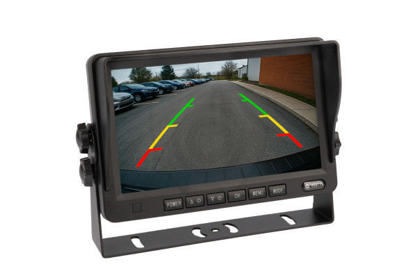 7″ stojakowy monitor do auta do podłączenia kamery cofania i odtwarzacza wideo AHD