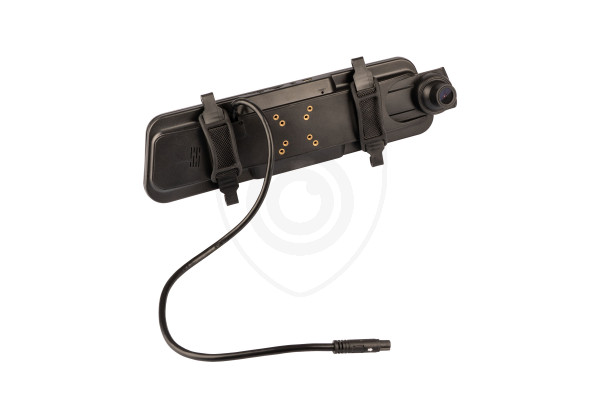 Dotykowy monitor w lusterku wstecznym 9,66" z kamerą przednią