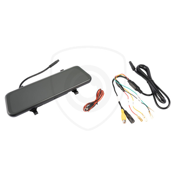 zawartość opakowania monitora w lusterku wstecznym