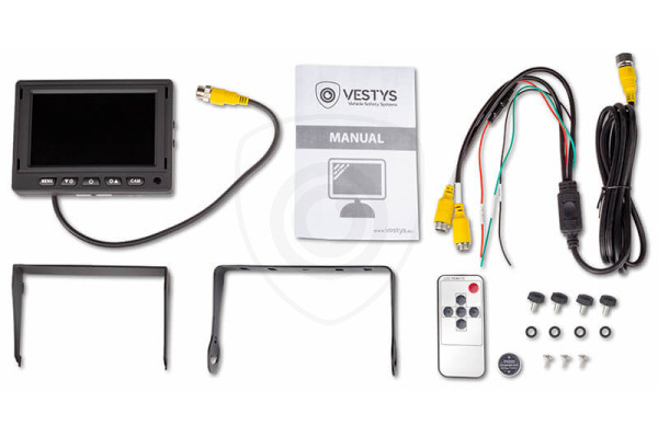 Monitor do pojazdów użytkowych VESTYS AHD 5″