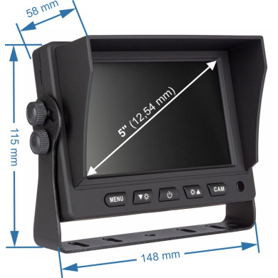 Monitor VESTYS AHD 5″