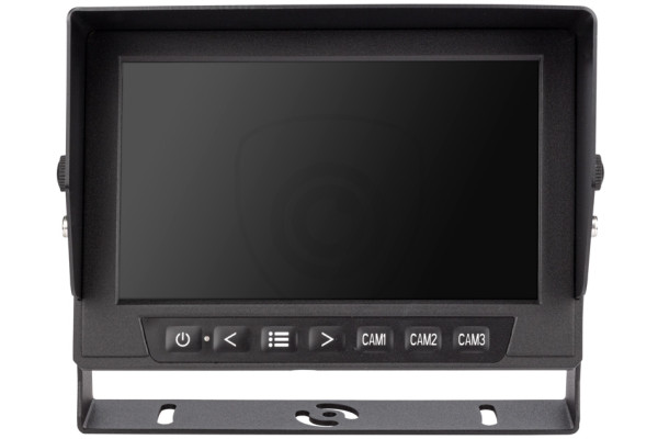 Wodoodporny monitor do pojazdów użytkowych VESTYS WP AHD 7″