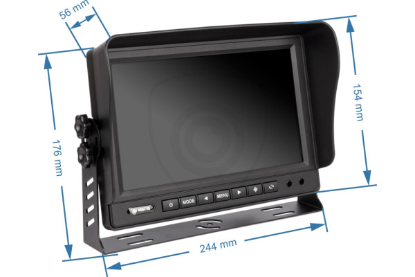 Monitor do pojazdów użytkowych VESTYS AHD 9″
