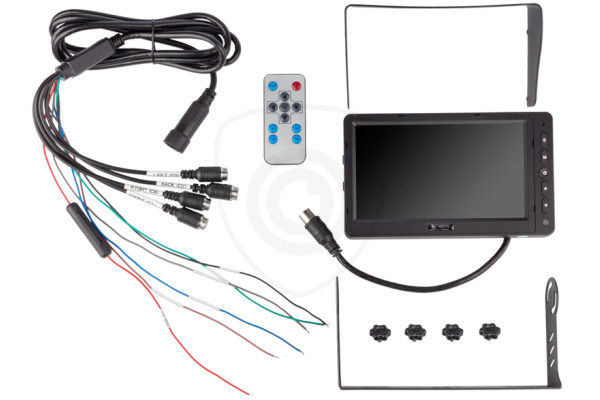 Monitor do pojazdów użytkowych VESTYS AHD 7″ Quad