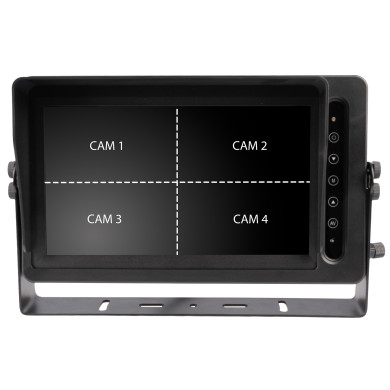 Wodoodporny monitor AHD 10,1″ Quad