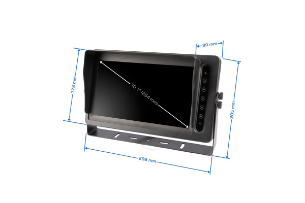 Wodoodporny monitor AHD 10,1″ Quad