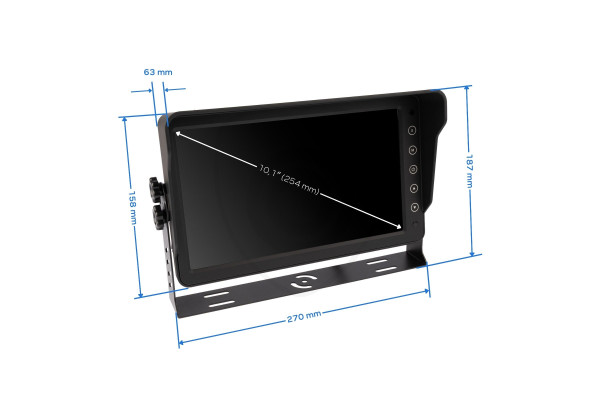 Monitor VESTYS AHD 10,1″ DVR do 6 kamer