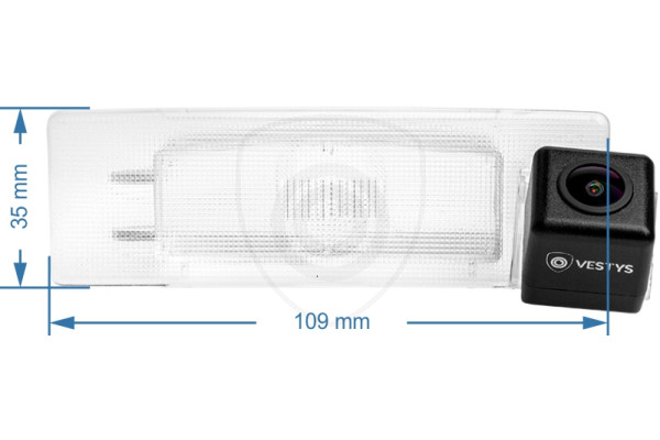 Kamera cofania Kia Optima z liniami pomocniczymi i szerokokątną optyką