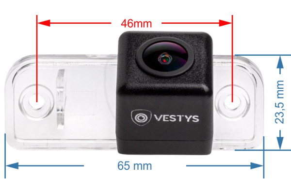 Kamera cofania do Mercedes-Benz C (W203, S203), Mercedes CLS (W219, C219), Mercedes SLK (R171) wbudowana z oświetleniem tablicy rejestracyjnej