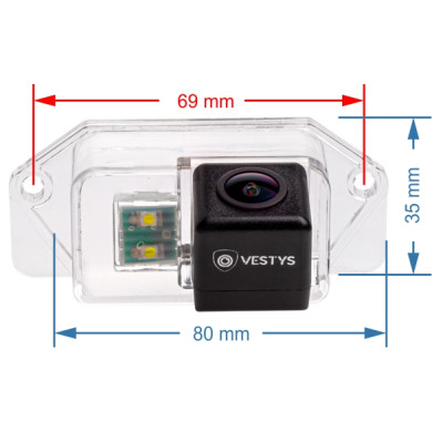 Kamera cofania Mitsubishi – model 1
