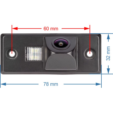 Kamera cofania Škoda – model 3