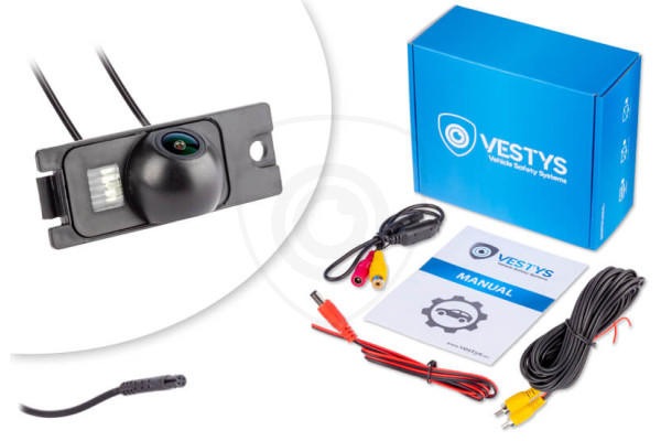 Kamera cofania dla Volvo S80, S60, V70 i XC70