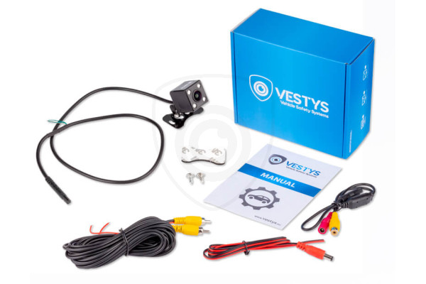 Uniwersalna kamera cofania UNI-CUBE z wbudowanym oświetleniem LED podczas cofania