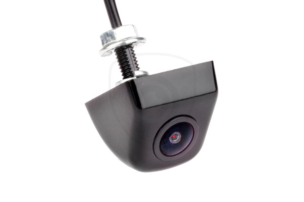 Kamera cofania do auta w kolorze srebrnym, białym i czarnym