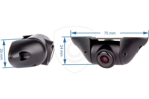 Metalowa kamera cofania dla samochodów osobowych, dostawczych, kamperów i minibusów