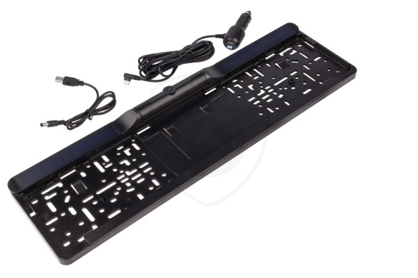 Uchwyt tablicy rejestracyjnej z bezprzewodową kamerą cofania zasilaną energią słoneczną z połączeniem do telefonu komórkowego