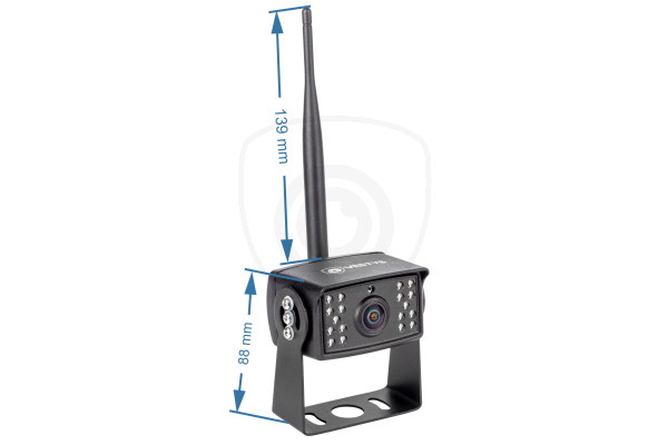 Bezprzewodowy zestaw kamera cofania i monitor do samochodów ciężarowych, samochodów dostawczych, ciężarówek, kamperów, kombajnów, ciągników VESTYS AHD